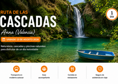 Ruta de las Cascadas – Sábado 15 de Agosto 2026