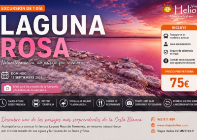 Laguna Rosa – Domingo 13 de Septiembre 2026