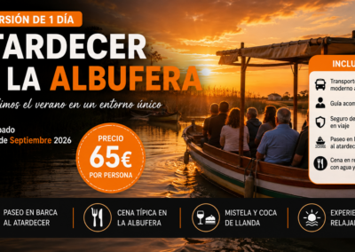 Atardecer en la Albufera – Sábado 19 de Septiembre 2026