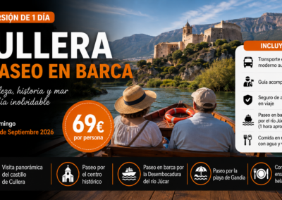 Cullera y Paseo en Barca – Domingo 27 de Septiembre 2026