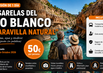 Pasarelas Río Blanco – Sábado 3 de Octubre 2026