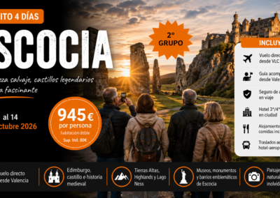 Escocia – 11 a 14 de Octubre 2026