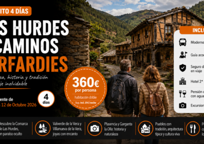 Las Hurdes y Caminos Serfardies – 9 a 12 de Octubre 2026