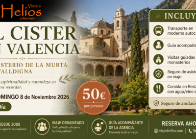 El Cister en Valencia – Domingo 8 de Noviembre 2026