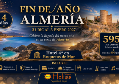 Fin de Año en Almería – 31 de Diciembre a 3 de Enero 2027